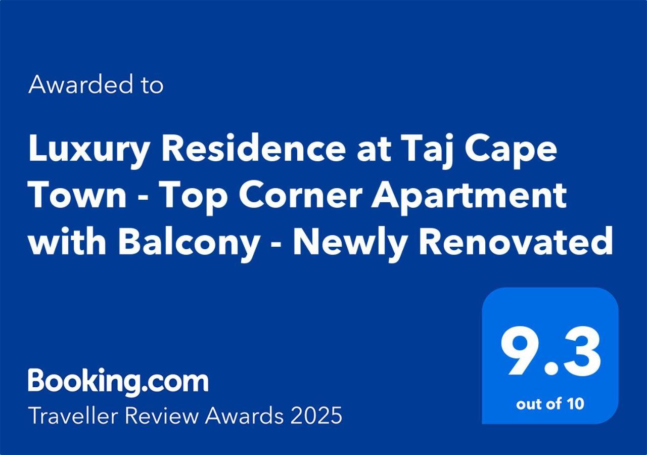 Luxury Residence At Taj Cape Town - Top Corner Apartment With Balcony - Newly Renovated Kültér fotó